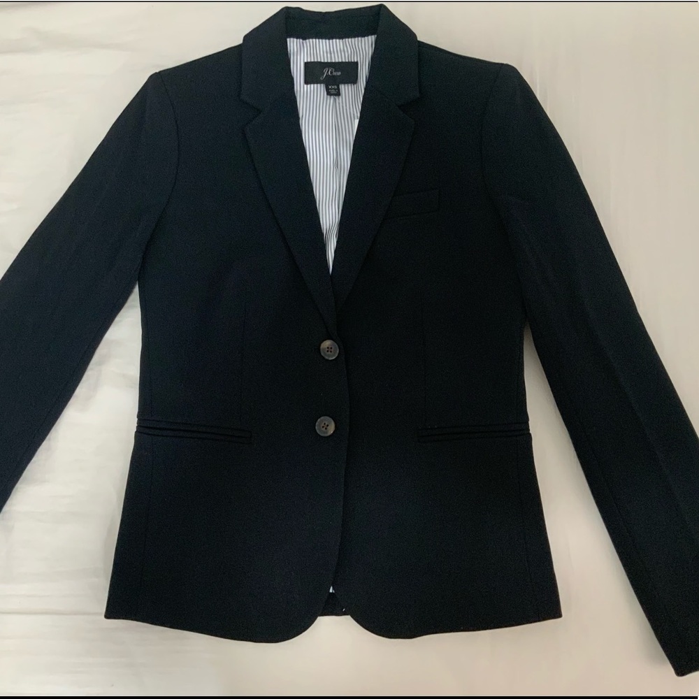 J.Crew Women Black Schoolboy Blazer XS